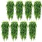 8 Pcs Artificial Hanging Plants Fake Plant Ferns Garland Indoor Outdoor Decoration
